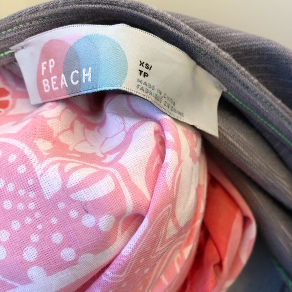 Free People V-back grey and black dress, US XS fits XS/S - Picture 5 of 8